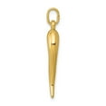 thumbnail image 2 of 14k Yellow Gold Italian Horn Charm, 2 of 4