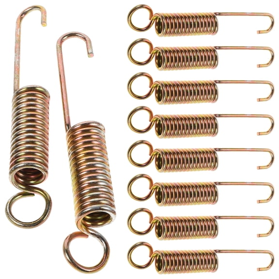 WORGEOUS  10 Pcs Motorbike Side Stand Spring Motorcycle Kickstand Golden