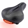 thumbnail image 1 of Bike Seat - Bicycle Seat With Tail Light, Dual Shock Absorbing, Waterproof, 1 of 5