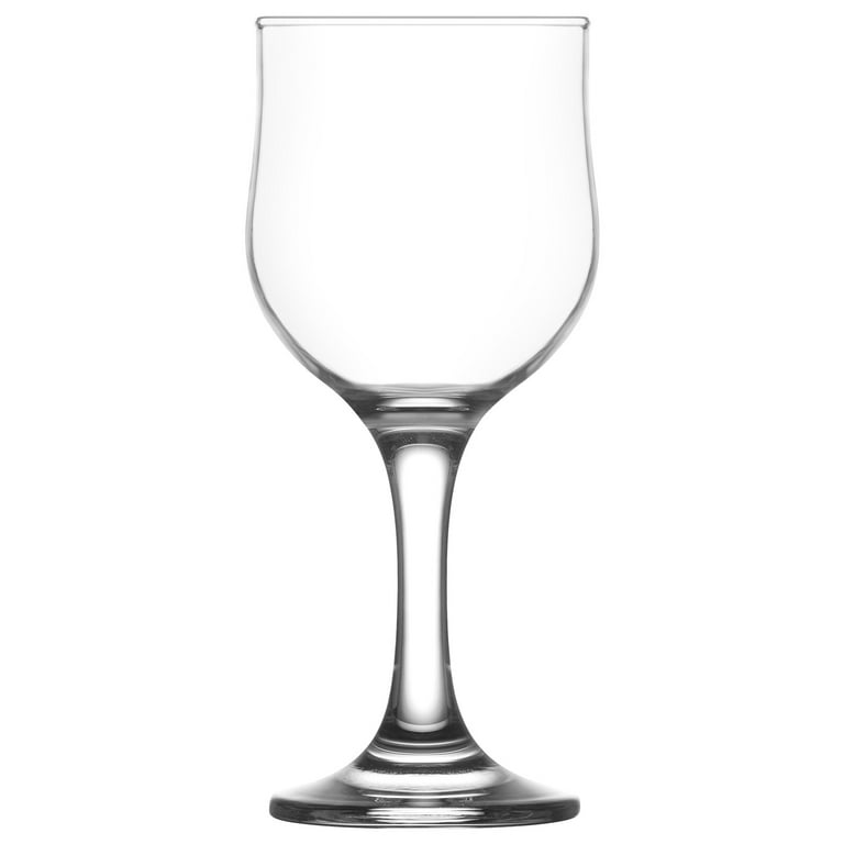 EAPG Clear Glass Honeycomb Small Wine Glasses 4 3/8 Tall 6 Oz. 
