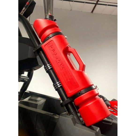 Rotopax Liquid Storage Container RP-1.5G-FB RollpaX; Red; 1.5 Gallon; Bar Mount/Free Standing; Formulated Plastic; EPA And CARB Compliant; Designed To Hold Gas