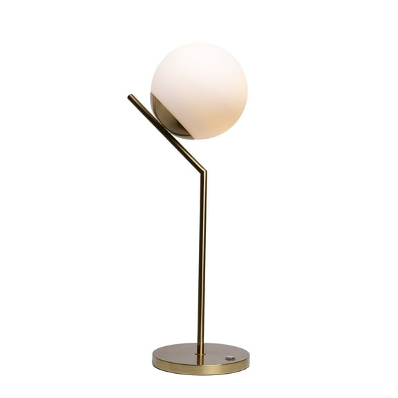 Ozarke Touch Glow Table Lamp - Modern LED Night Light Lamp with Gold Iron Base - Warm Light