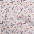 thumbnail image 1 of oneOone Cotton Silk Red Fabric Florals Craft Projects Decor Fabric Printed By The Yard 42 Inch Wide, 1 of 4
