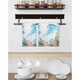 thumbnail image 3 of Jellyfish Coastal Kitchen Dish Towels for Drying Dishes Set of 4, Summer Nautical Starfish Coral Ocean Waffle Weave Microfiber Hand Tea Bathroom Towels Quick Dry & Absorbent Towel 15.7x23.6, 3 of 7
