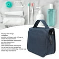 thumbnail image 5 of Rupoun Men Business Foldable Travel Toiletry Bag Large Capacity Waterproof Hanging Shaving Dopp Kit Organizer for Bathroom Cosmetic Pouches, Dark Blue, 5 of 9