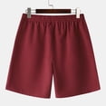 thumbnail image 3 of toraway Men Spring And Summer Pant Casual All Solid Color Painting Loose Plus Size Trouser Fashion Beach Pockets Short XXL, 3 of 3