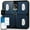 Black, variant on ABLEGRID Smart Digital Scale for Body Weight and Fat Percentage Battery Powered, BMI Muscle Mass Composition Analyzer with Fitness App, 400lb