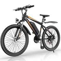 Elifine 500W Electric Bike for Adults, 26" Mountain Electric Bicycle with 5 Riding Modes Ebike, 48V 7.8Ah Battery, Shimano 21 Speed, 19.8 mph Aluminum Alloy Electric Commuter Bike UL2849
