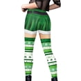 thumbnail image 2 of APEXFWDT St. Patrick's Day Women's Irish Green Shamrock Leggings High Waisted Buttery Soft Printed Tights, 2 of 3