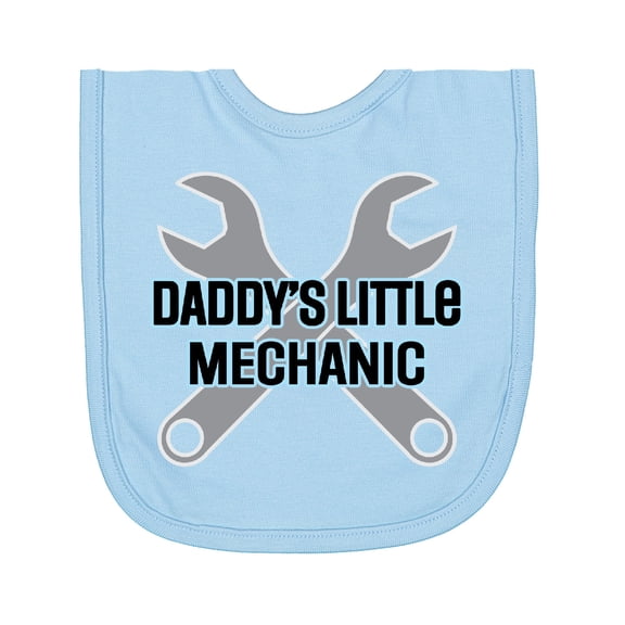 Inktastic Daddys Little Mechanic Baby Boy Newborn Bib