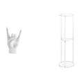 thumbnail image 1 of Escultura De Gesto De Mano Acrílica, Decoración Creativa Para Mesa, Ideal Para Apartamento, Dormitorio, Restaurante, Oficina, Balcón O Espacios Pequeños. Fácil Montaje., 1 of 8