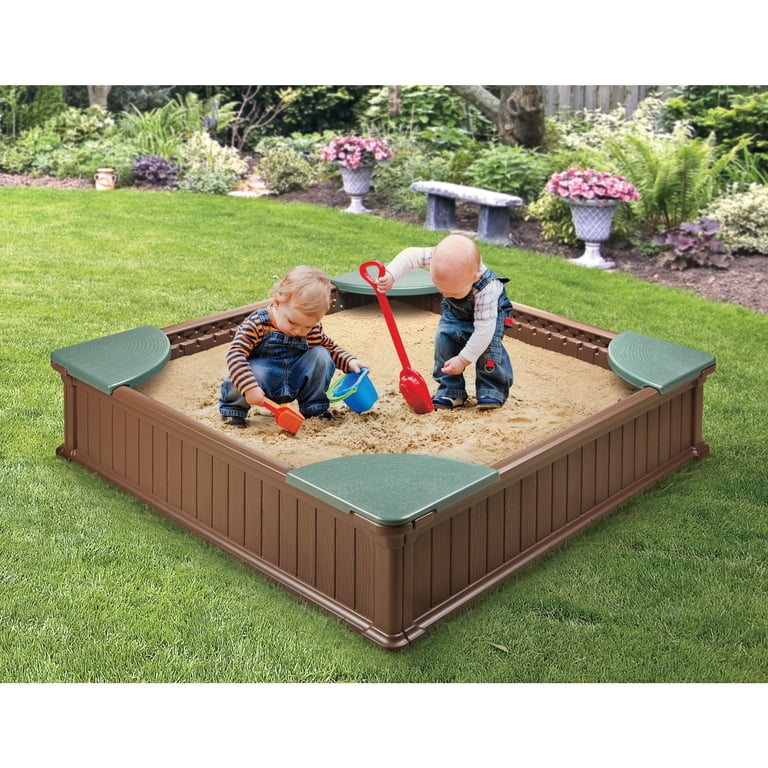 Woodland 2-in-1 Sandbox & Garden Planter, 48.5
