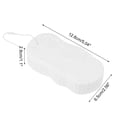 thumbnail image 4 of Unique Bargains Wave Pattern Bath Sponge Body Scrubber 1 Pc White, 4 of 6