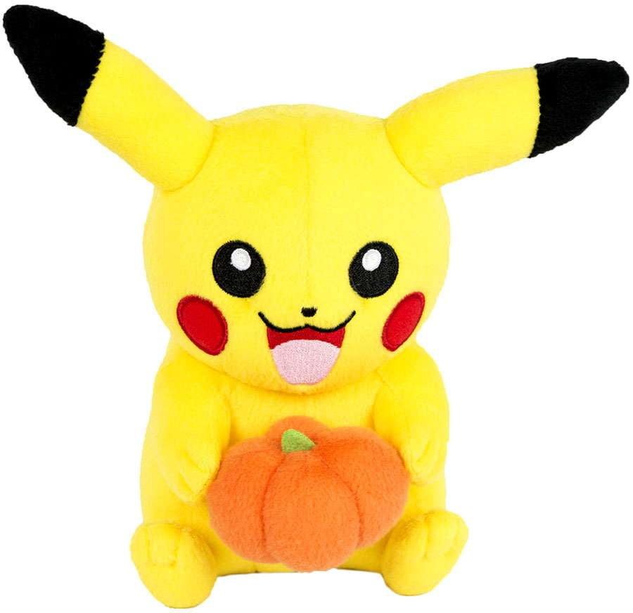 pumpkin pikachu plush