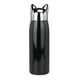 thumbnail image 1 of Elegante termo de acero inoxidable con agarre de silicona, color negro, de 300 ml, 1 of 8