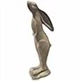 thumbnail image 3 of EMSCO Group Whimsical Rabbit Statue – Natural Sandstone Appearance – Made of Resin – Lightweight – 29” Height, 3 of 4