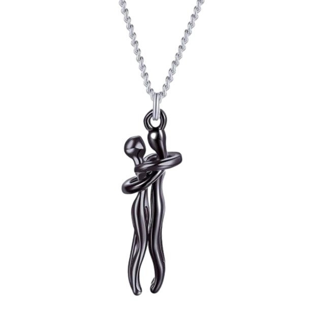 Collar de cariñoso Regalos románticos del día de San Valentín para amigos Mamá Esposa negro Yuyangstore Collar de mujer