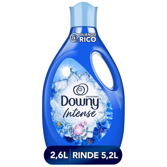 Suavizante para Ropa Downy Intense Fresh, Perfume Intensamente Fresco 2.6 L