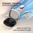 thumbnail image 4 of Bluetooth True Wireless Earbuds, Invisible Sleep Earbuds, Side Sleeping Comfort, 24 Hours Playback Time, Noise Reduction Ipx6 Waterproof, Bluetooth 5.3, Mini Wireless Earbuds, (Skin Tone), 4 of 7