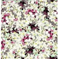 thumbnail image 3 of Challis Rayon Printed Frangipani, Floral Fabric, Dress Sewing Craft (TURQ/AQUA/YELLOW, ByYard), 3 of 4