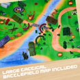 thumbnail image 3 of Figuras de acción AuntyFey Army Men Playset con tapete, 3 of 9