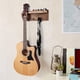 thumbnail image 5 of Soporte para guitarra Soporte para guitarra montado en la pared Colgador de pared de madera Suministros para rack de almacenamiento de instrumentos, Marrón Methold HA004063-01B, 5 of 7