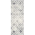 thumbnail image 3 of Safavieh Dip Dye Jolyon Geometric Wool Runner Rug, Gray/Ivory, 2'3" x 6', 3 of 12