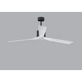 thumbnail image 4 of Nan XL 6-speed ceiling fan in Matte White finish with 72” solid barn wood tone wood blades, 4 of 7