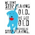 thumbnail image 3 of Oliphant, Ginger 12x14 Black Modern Framed Museum Art Print Titled - Dont Stop Playing, 3 of 5