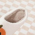 thumbnail image 6 of Halloween Pumpkin Slippers for Women  Cozy House Slippers Indoor Outdoor Shoes, 6 of 7