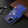 thumbnail image 6 of Dteck Case for Samsung Galaxy A42 5G 6.6-inch,Magnetic Patterned Leather Zipper Card Holder Wallet Flip Case Kickstand Shockproof with Hand Strap Cover ,Purple Butterfly, 6 of 6