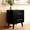 2-Drawers-Black, variant on Aiho Modern 6 Drawer Wood Dressers, Wide Chest of Drawers with Metal Handles for Living Room,Bedroom , White