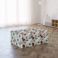 thumbnail image 3 of Coconut Foldable Mattress, Exotic Summer Island Fruit, 74.8" x 39.4", Blush Brown Pale Blue, by Ambesonne, 3 of 6