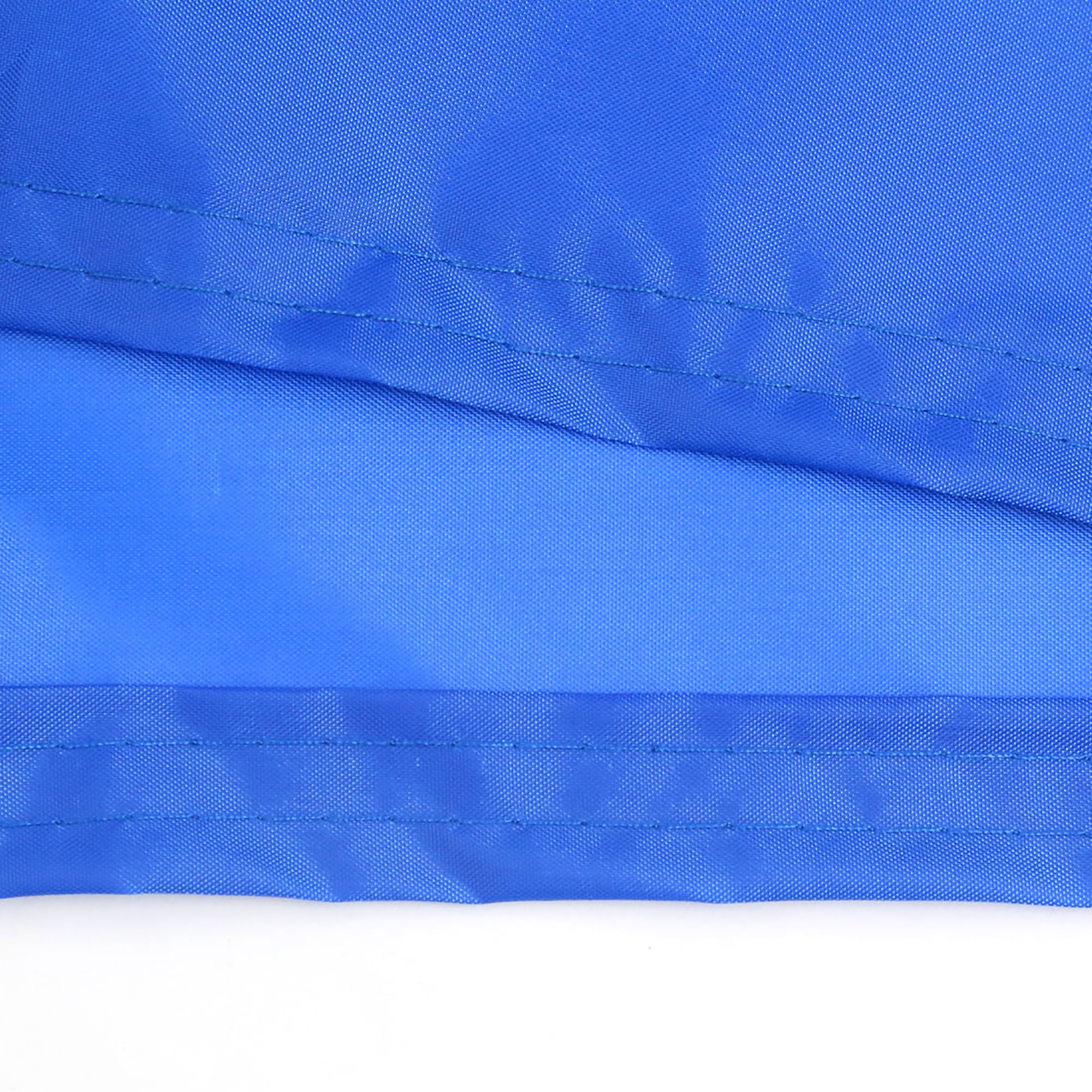 Unique Bargains 180T Motorcycle Cover Protector Rain Dust UV Proof Black+Blue XXXL