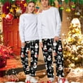 thumbnail image 3 of Christmas Pajama Pants Women Men Matching Xmas Pjs Pants Pajama Bottom Couples Lounge Sleepwear Costume Christmas Gifts, 3 of 8