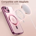 thumbnail image 4 of JETech Electroplated Case for iPhone 15 6.1-Inch, Camera Lens Full Protection, Compatible with MagSafe Wireless Charging, Shockproof Soft TPU Phone Cover (Red), 4 of 7