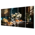 thumbnail image 2 of Designart "Serene Still Life with Floral Elements II" Floral Metal Wall Décor Set, 2 of 5