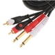 thumbnail image 3 of 2 Pcs Cable de sonido Instrumento 6.5mm Complimentos Fácil Instalación Conveniente Duradero, 3 of 7
