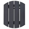 thumbnail image 6 of LuXeo Marina 3-Piece Outdoor Traditional Plastic Adirondack Set in Black, 6 of 18