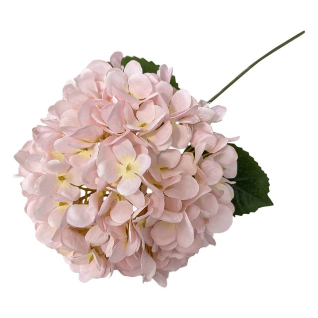 ¡Venta caliente! Ramo de flores artificiales de hortensias, decoración para novia, boda, flores de látex Real para el hogar