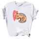 thumbnail image 2 of Puntoco Tallas grandes Mujer Manga corta Gato 3D Impreso O-cuello tops Camiseta Blusa Puntoco Puntoco-8578, 2 of 4