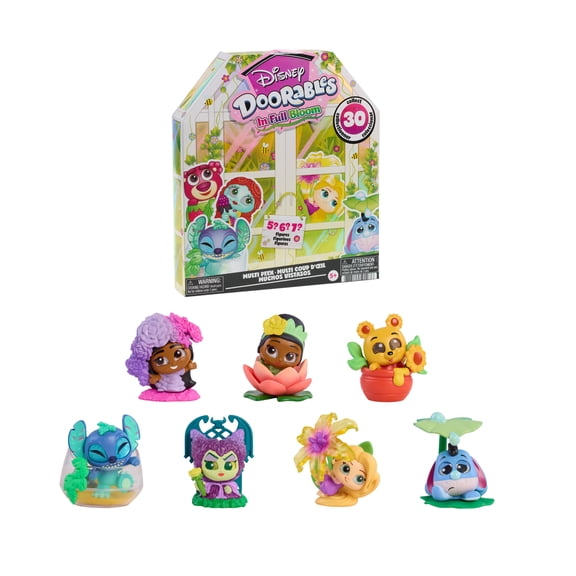 Disney Doorables In Full Bloom Multi Peek Series 15 - Mystery Floral Themed Mini Figures, Assemble and Display, Collectible Disney Surprise Toy, For Collectors, Kids Toys for Ages 5 Up