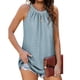 thumbnail image 2 of Top sin mangas con cuello alto y cuello halter, camiseta sin mangas para mujer Camiseta sin mangas con cuello alto para mujer Top de verano con cuello halter diseñado meticulosamente, 2 of 6