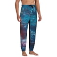 thumbnail image 4 of Xecao Abstract Colorful Art Supplies Print Active Tech Joggers for Men, Mens Sweatpants Lounge Pants with Pockets-3X-Large, 4 of 5