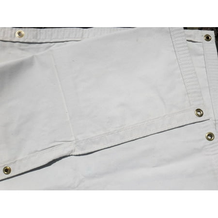 Tarp Tab - Cotton Canvas Tarps - 10 oz., Water Resistant, Brass Grommets