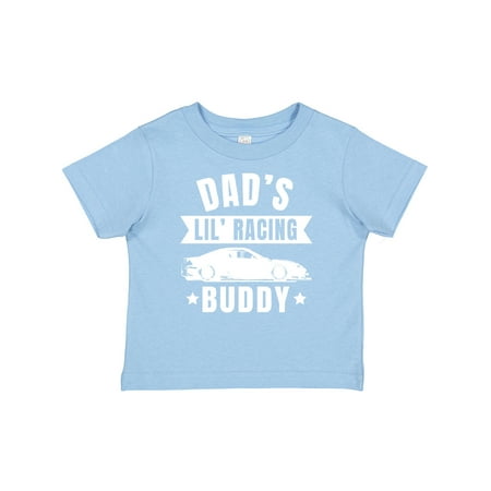 

Inktastic Dads Lil Racing Buddy Gift Baby Boy or Baby Girl T-Shirt