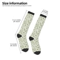 thumbnail image 2 of Daiia Sports Socks Green Rabbit Printed Novelty Crew Socks for Men Women Knee High Socks Cotton Socks Soft & Breathable Support Unisex Socks, 2 of 9
