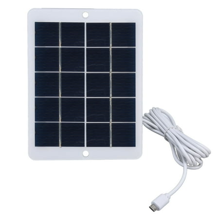 

WonderfulMart Outdoor 3W 5V Polysilicon Solar Panel Cell DIY Solar Charger Generator for Mobile Phonre