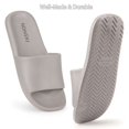 thumbnail image 5 of Spencer Comfort Non-Slip Shower Shoes Slides Sandals Women Men House Slippers Indoor Slides Bathroom Sandals Thick Sole, Size W 9-14, M 7-12, 5 of 10