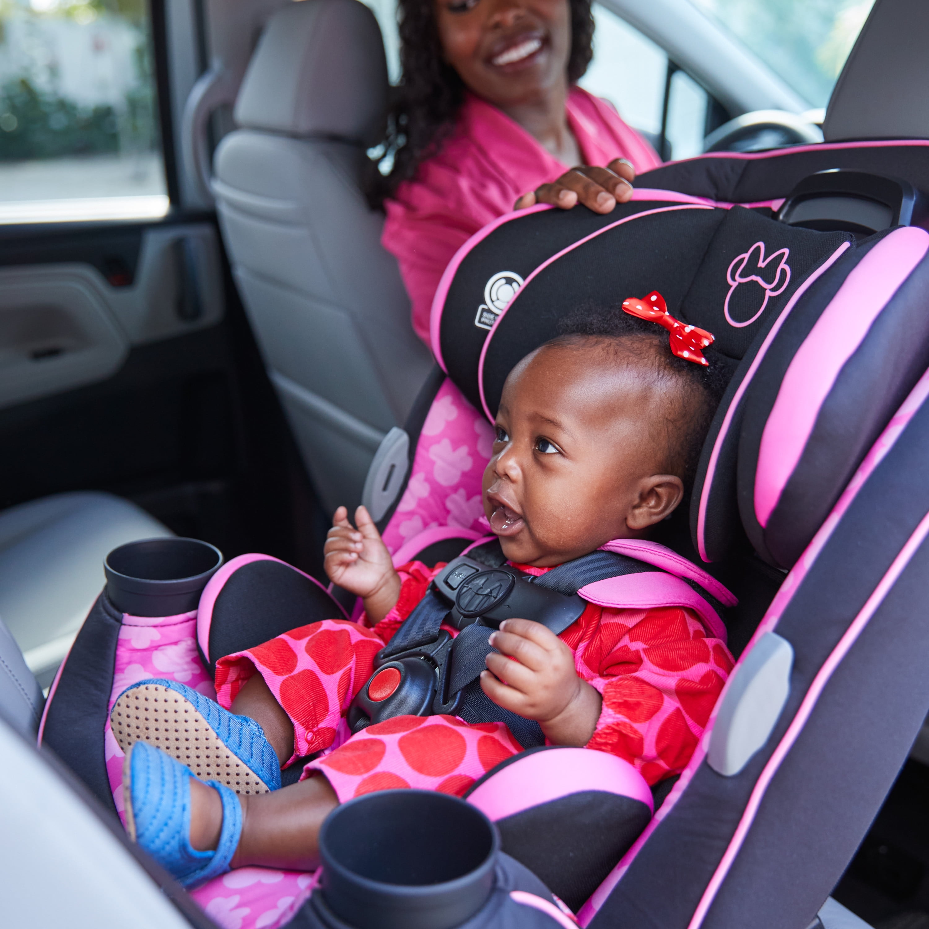Disney Baby Grow and Go All-in-One Convertible Car Seat, Mickey Sprinkle, Infant & Toddler, Unisex